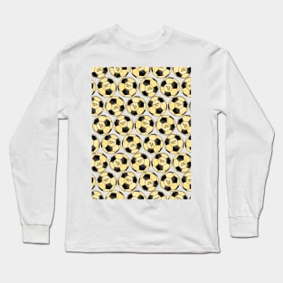 Soccer Ball Pattern Long Sleeve T-Shirt